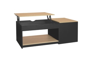 Table basse relevable Elina - 110 x 55 x 42 cm