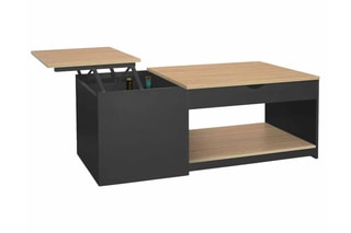 Table basse relevable Elina - 110 x 55 x 42 cm