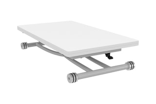Table ajustable Tribeca - Blanc et gris