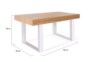 Table Brixton - 160 x 90 x 78 cm