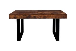 Table Brixton - Imitation bois et noir