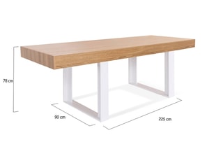 Table Brixton - 225 x 90 x 78 cm