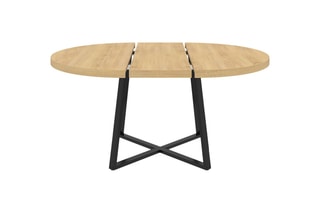 Table à manger extensible Sana - 120-160 x 120 x 75 cm