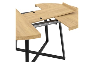 Table à manger extensible Sana - 120-160 x 120 x 75 cm