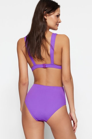 Parte de baixo de biquíni Violeta
