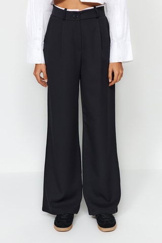 Calças wide legs - Preto