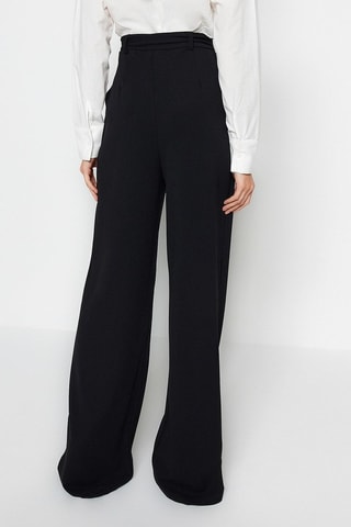 Calças wide legs - Preto