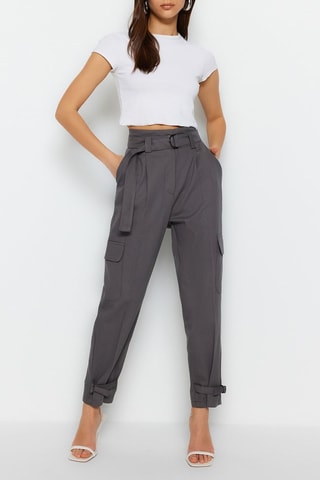 Pantalon cargo - Gris
