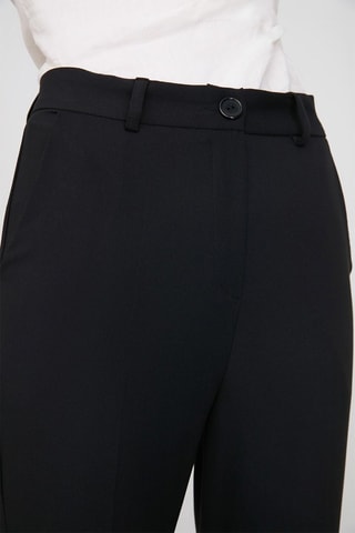 Calças slim 7/8 Preto