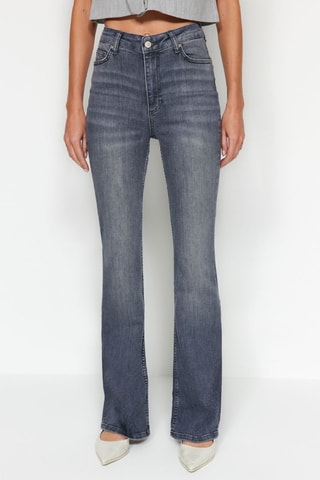 Jean flare - Gris