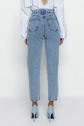 Jean mom - Indigo