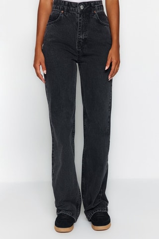 Jean wide legs - Anthracite