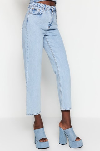 Jean droit 7/8 Bleu clair