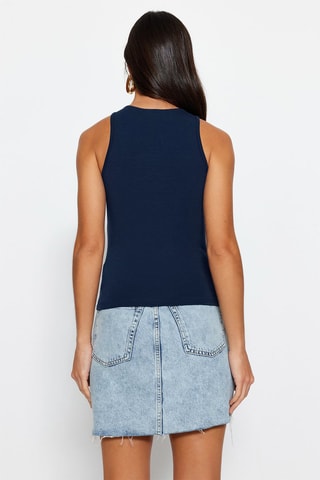 Top - Bleu marine