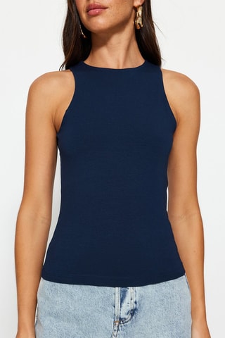 Top - Bleu marine