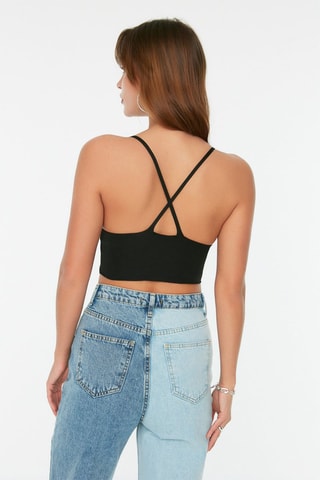Crop top Noir