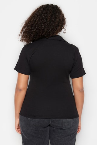 Top Plus Size Preto