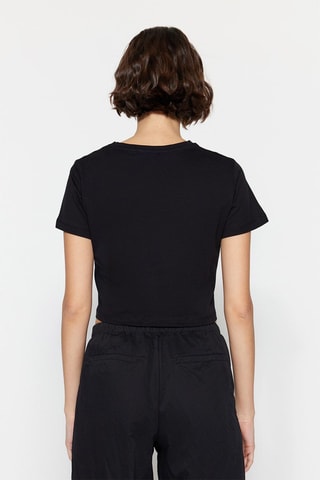 2 crop tops - Noir et blanc