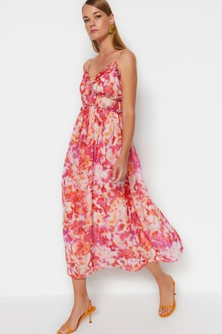 Vestido midi - Rosa