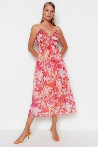 Vestido midi - Rosa