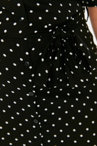 Vestido-camisa - Preto