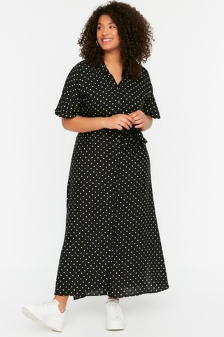 Vestido-camisa - Preto