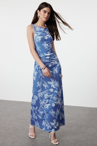Vestido comprido - Azul
