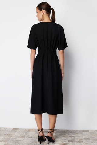 Vestido midi - Preto