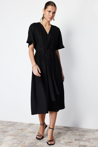Vestido midi - Preto
