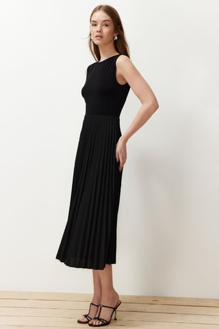 Vestido midi - Preto