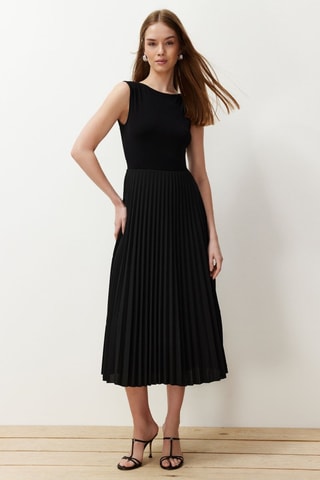 Vestido midi - Preto
