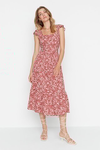 Vestido Castanho-claro