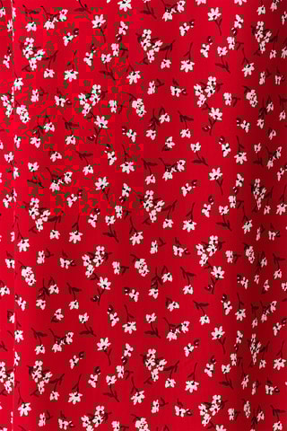 Vestido midi - Vermelho