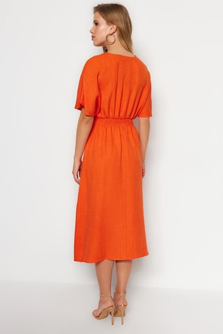 Vestido midi - Laranja