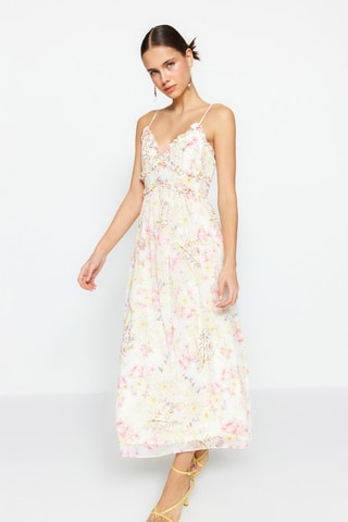 Vestido comprido - Cru