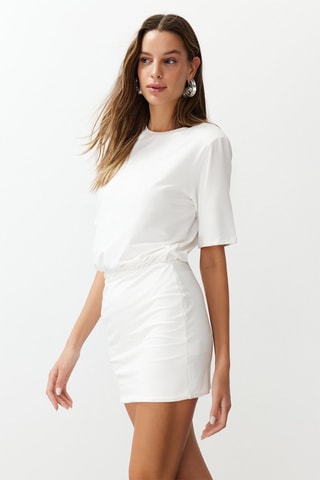 Vestido estilo patinadora - Branco