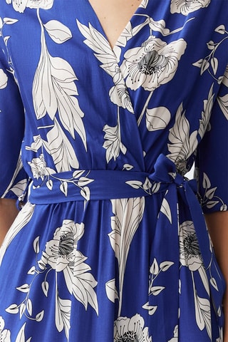 Vestido midi - Azul-real