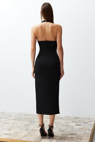 Vestido justo - Preto