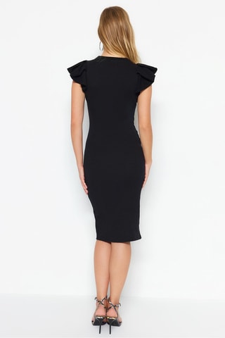 Vestido justo Preto