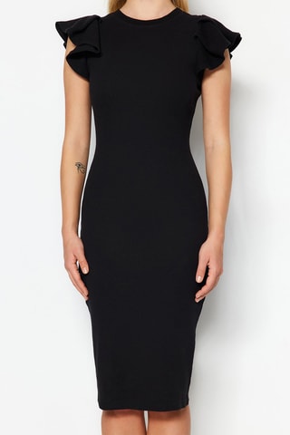 Vestido justo Preto