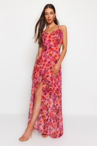 Vestido comprido - Fúcsia