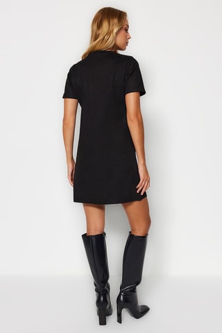 Vestido direito - Preto