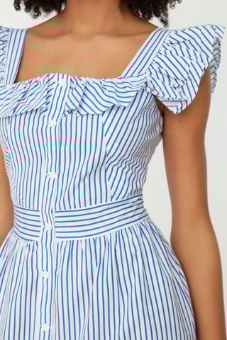 Vestido-camisa - Azul