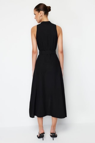 Vestido-camisa - Preto