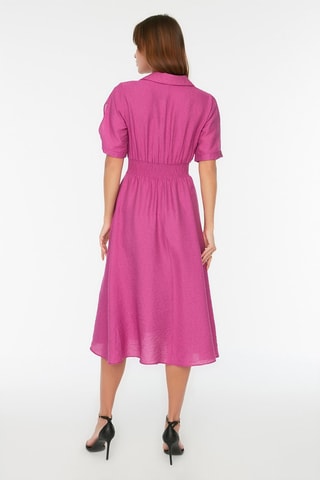 Vestido midi - Rosa