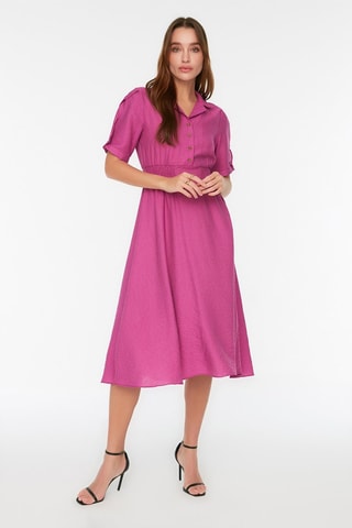 Vestido midi - Rosa
