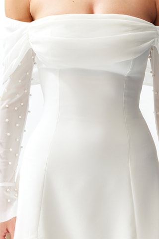 Vestido trapézio - Branco