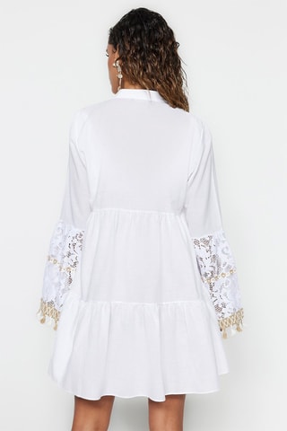 Vestido direito Branco