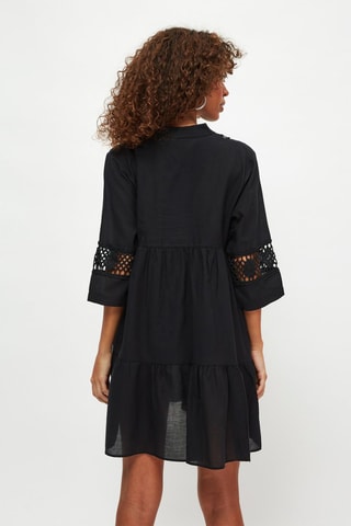 Vestido direito Preto