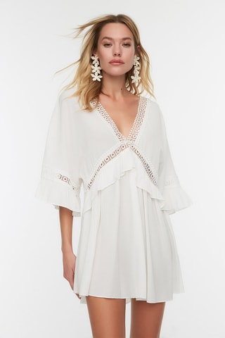 Vestido direito Branco